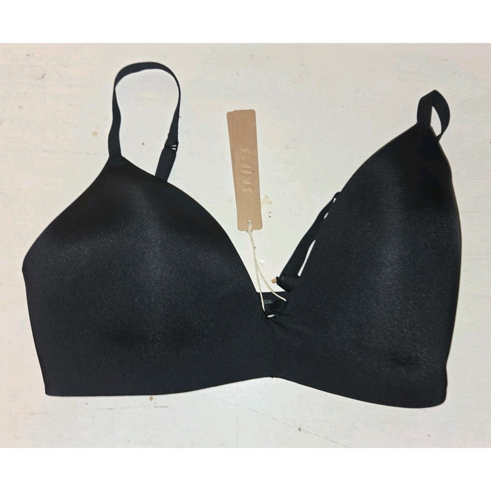 Skims Wireless Form T-Shirt Bra 32DD Onyx Black BR-WRL-1889 NWT